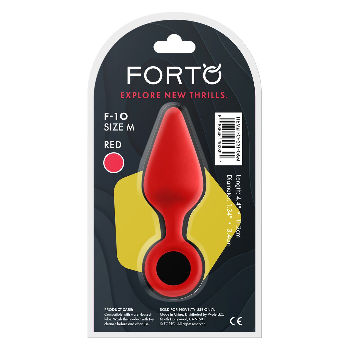 Plug Anal Forto Roșu, 5, roseregalo.com