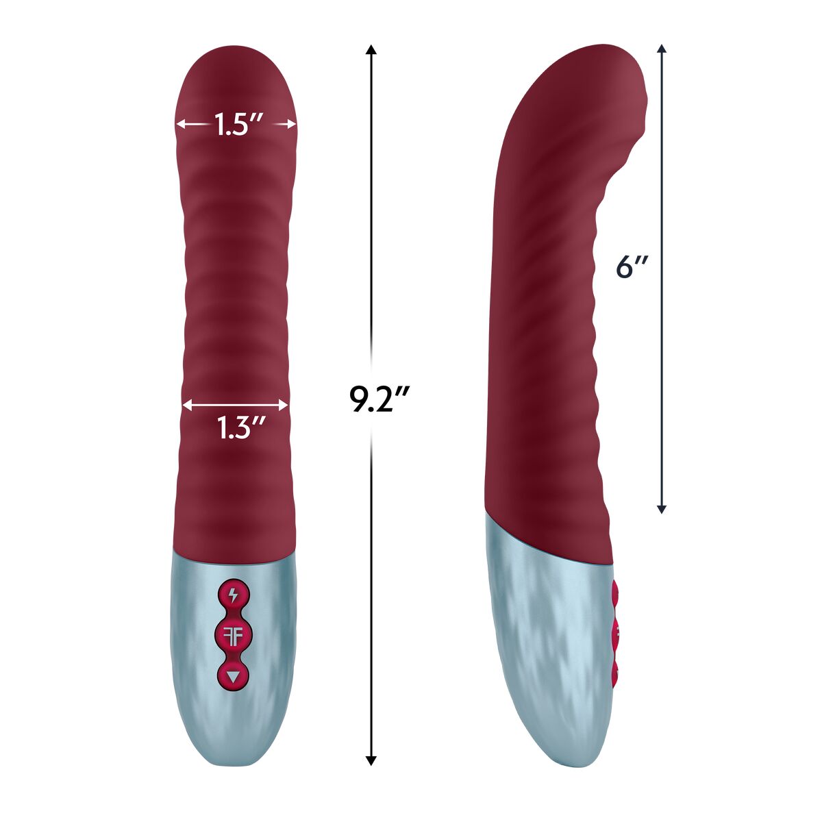 Vibrator zona G FemmeFunn Roșu, 10, roseregalo.com