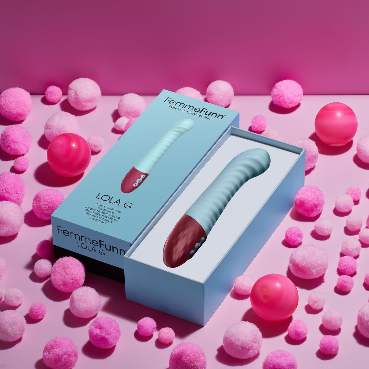Vibrator zona G FemmeFunn Albastru, 9, roseregalo.com
