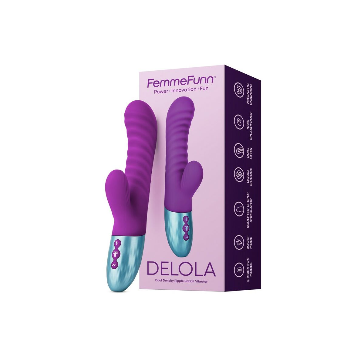 Dual Stimulation Vibrator FemmeFunn Delola Mov, 2, roseregalo.com