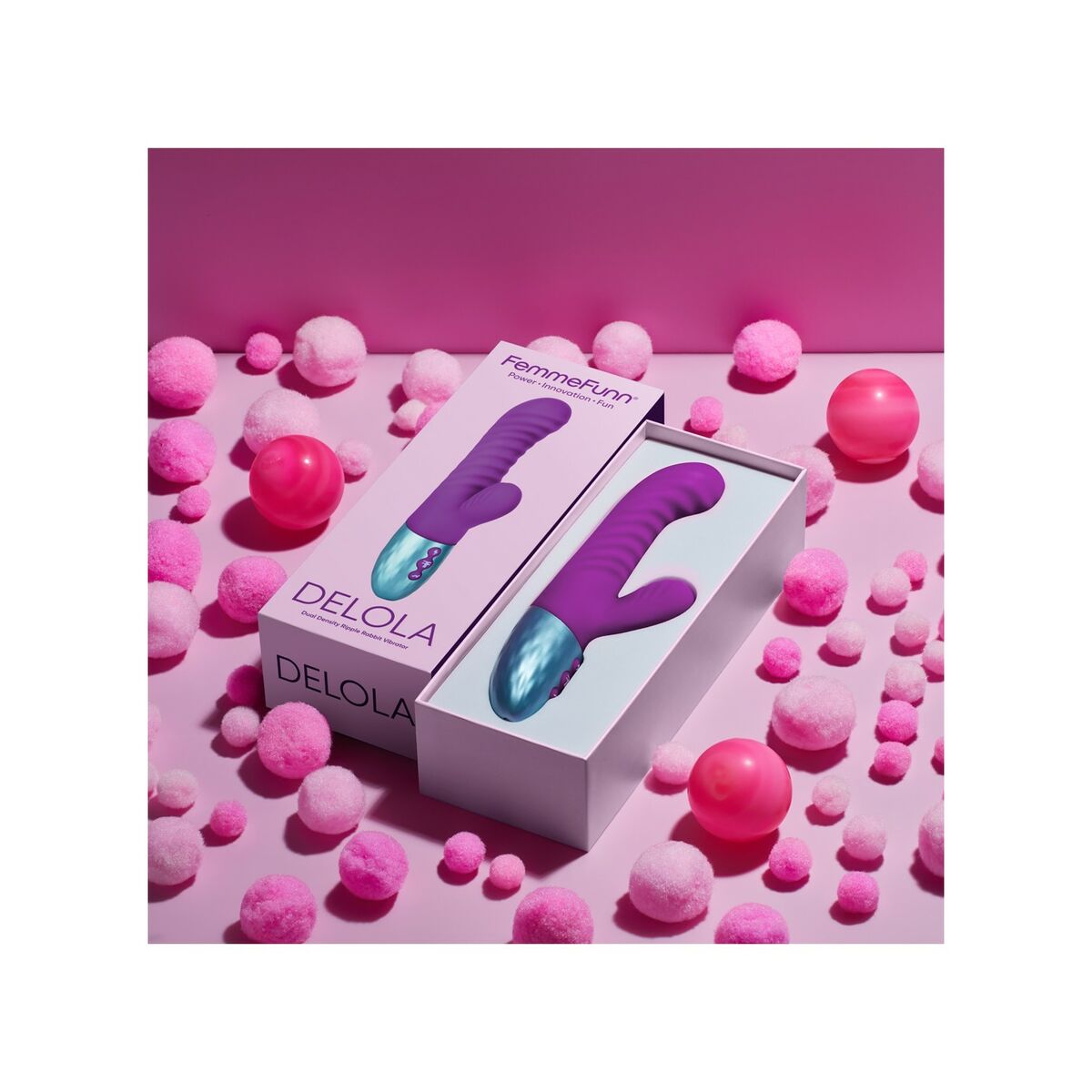 Dual Stimulation Vibrator FemmeFunn Delola Mov, 10, roseregalo.com
