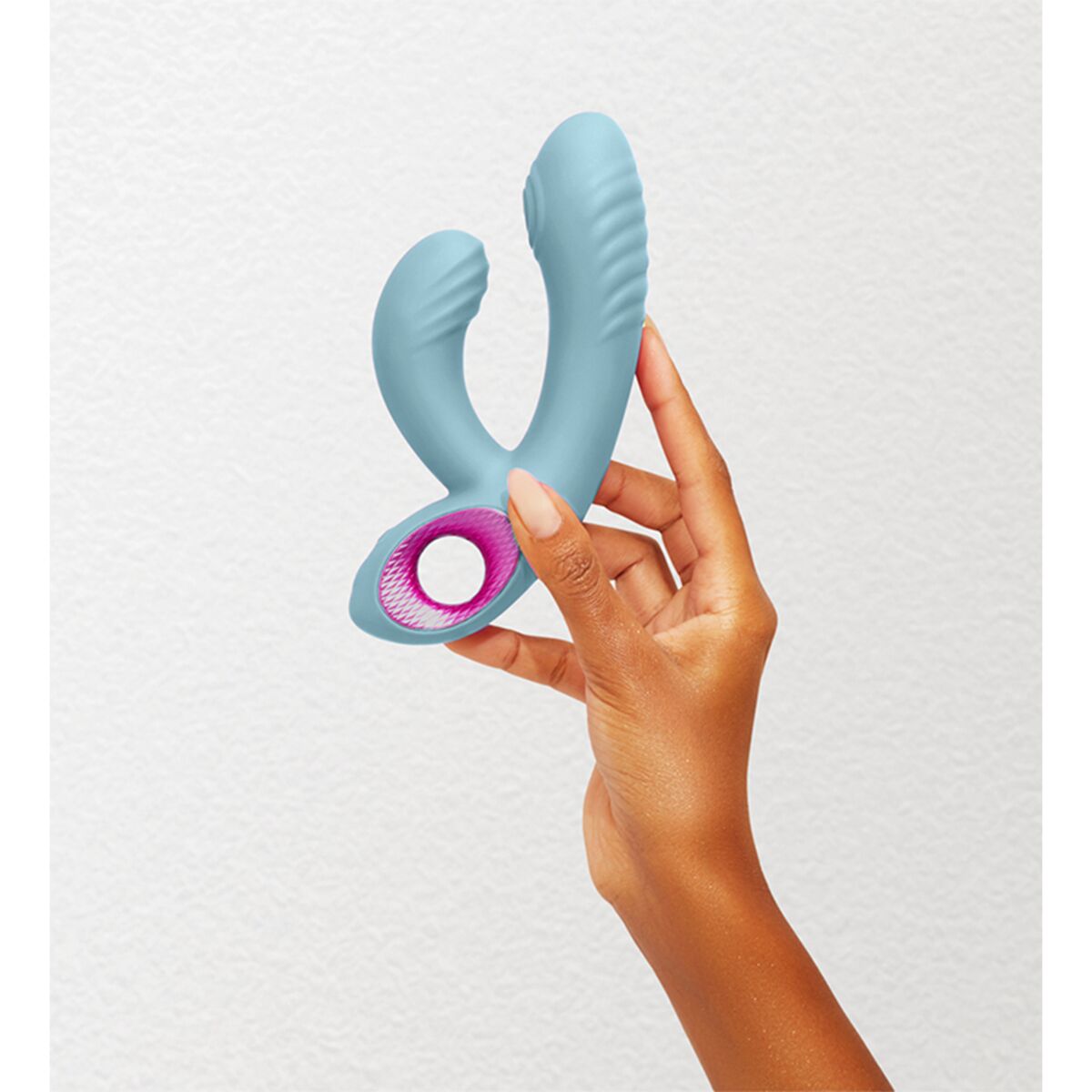 Vibrator zona G FemmeFunn Cora Albastru, 9, roseregalo.com