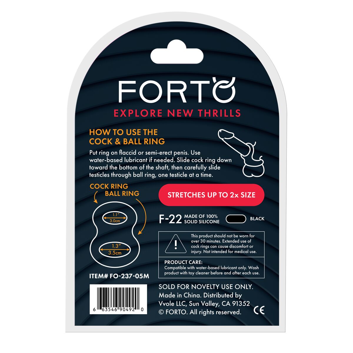 Pachet Inel Penis Forto Negru M, 3, roseregalo.com