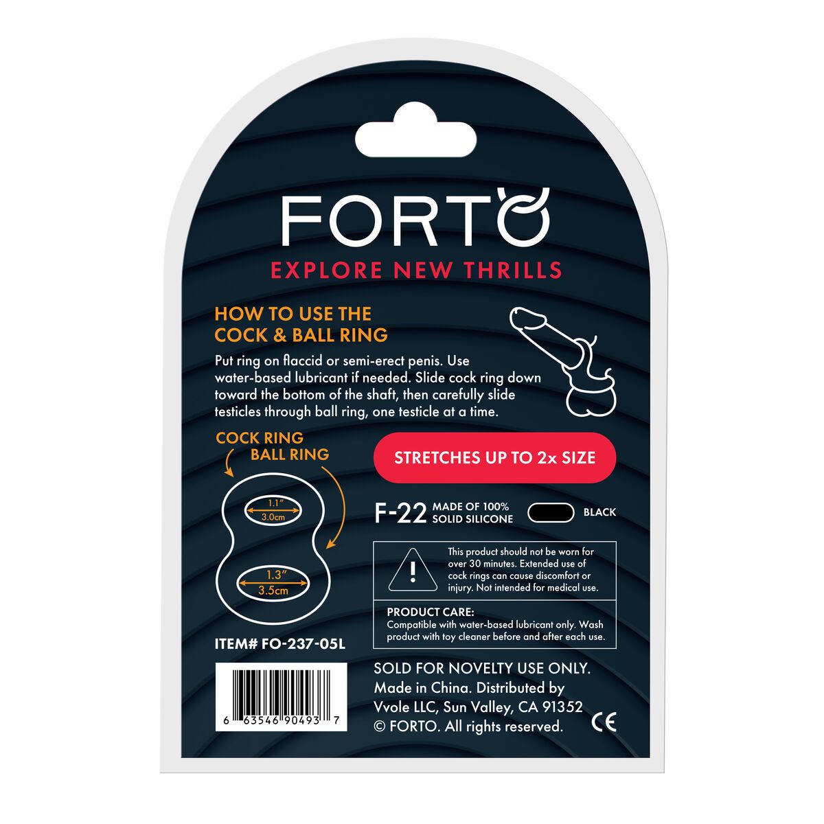 Pachet Inel Penis Forto Negru L, 3, roseregalo.com