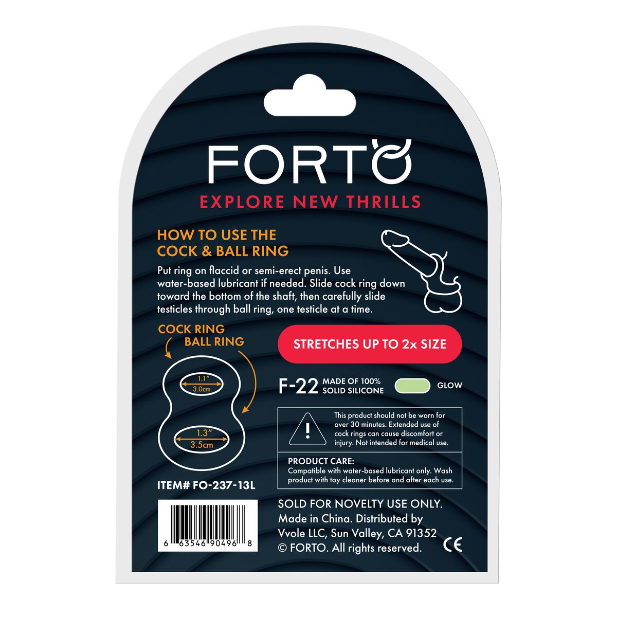 Pachet Inel Penis Forto Alb L, 3, roseregalo.com