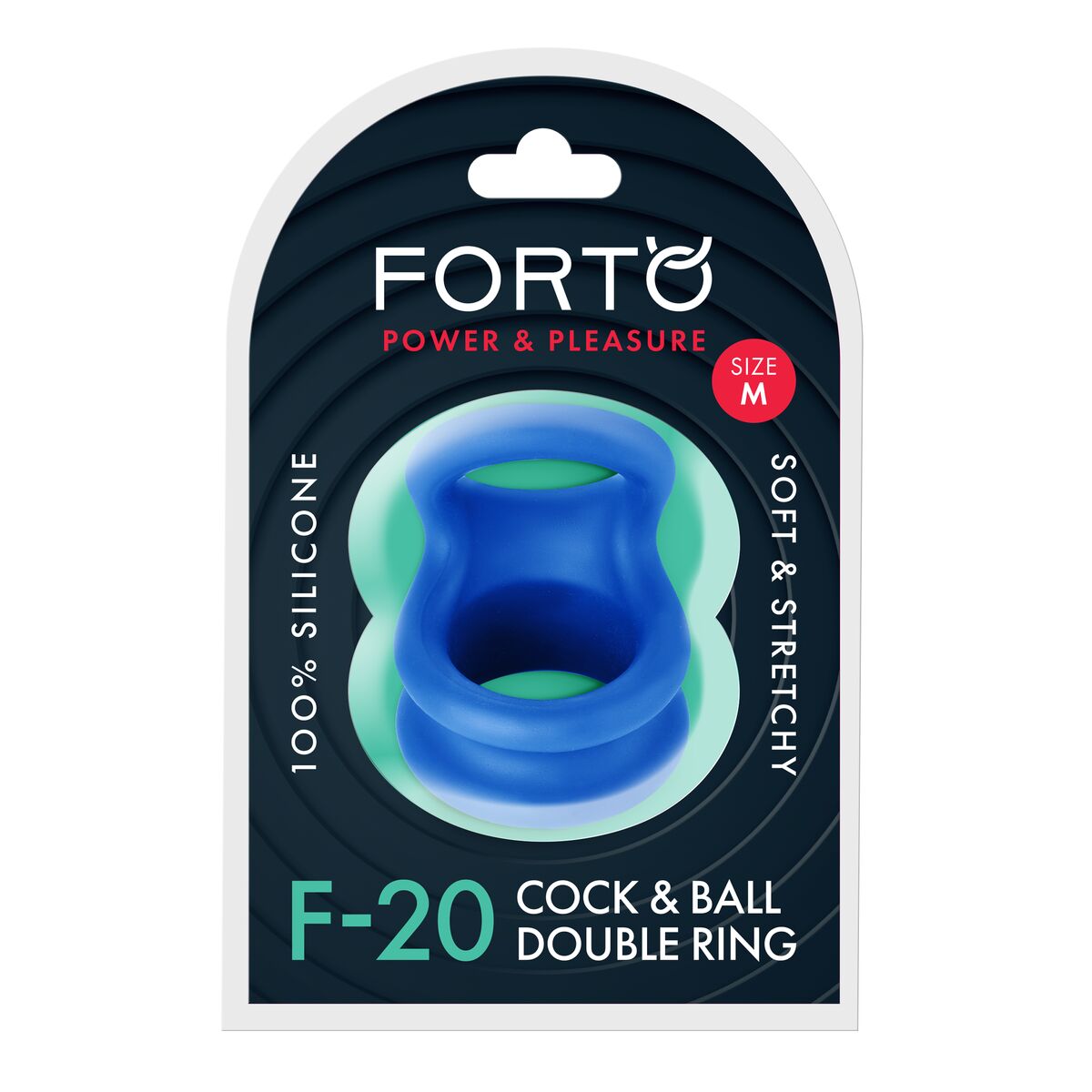 Pachet Inel Penis Forto Albastru M, 5, roseregalo.com