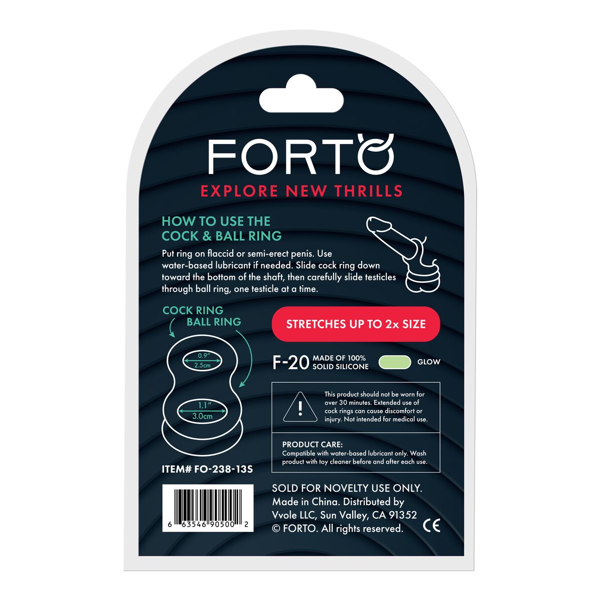 Pachet Inel Penis Forto Alb S, 4, roseregalo.com