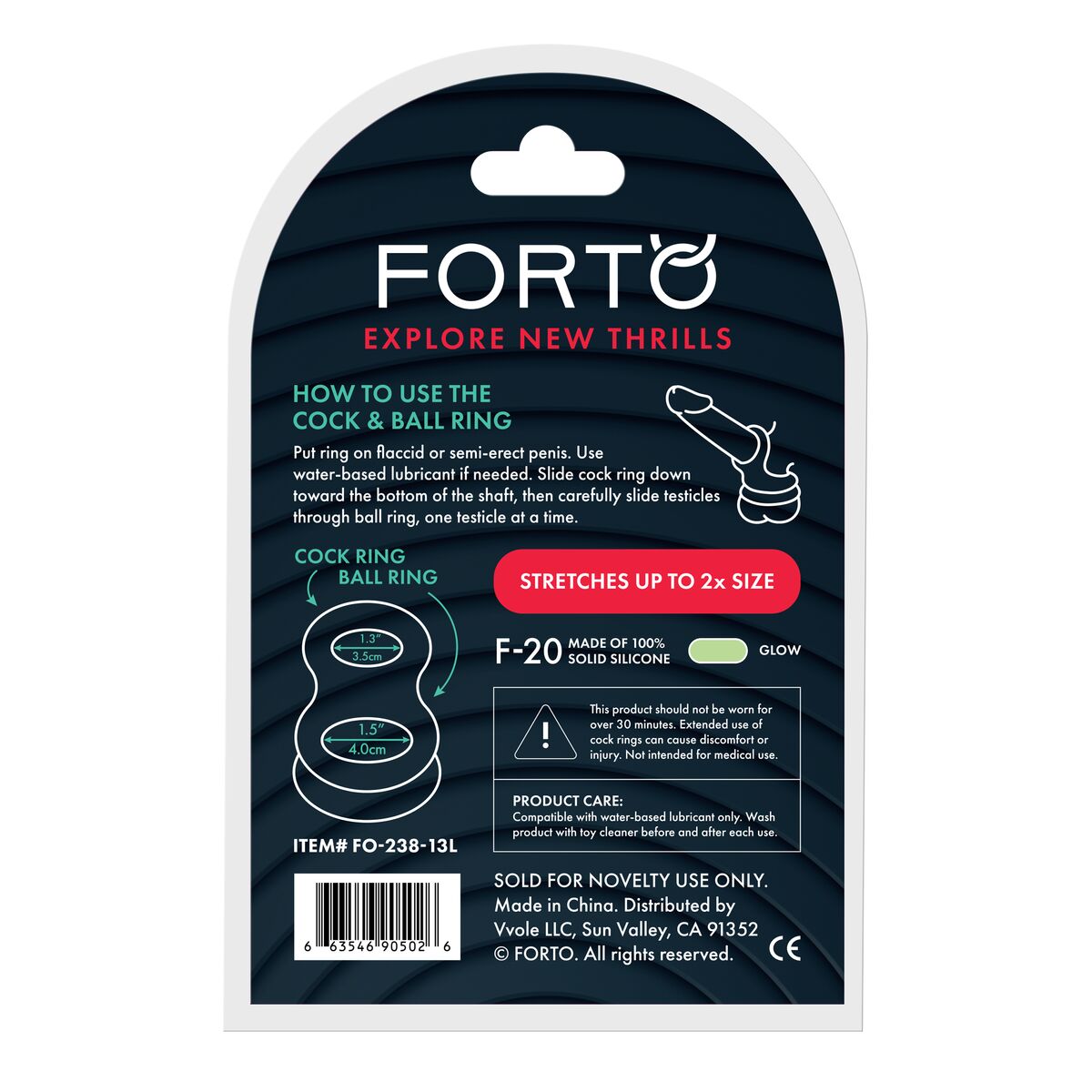 Pachet Inel Penis Forto Alb L, 4, roseregalo.com