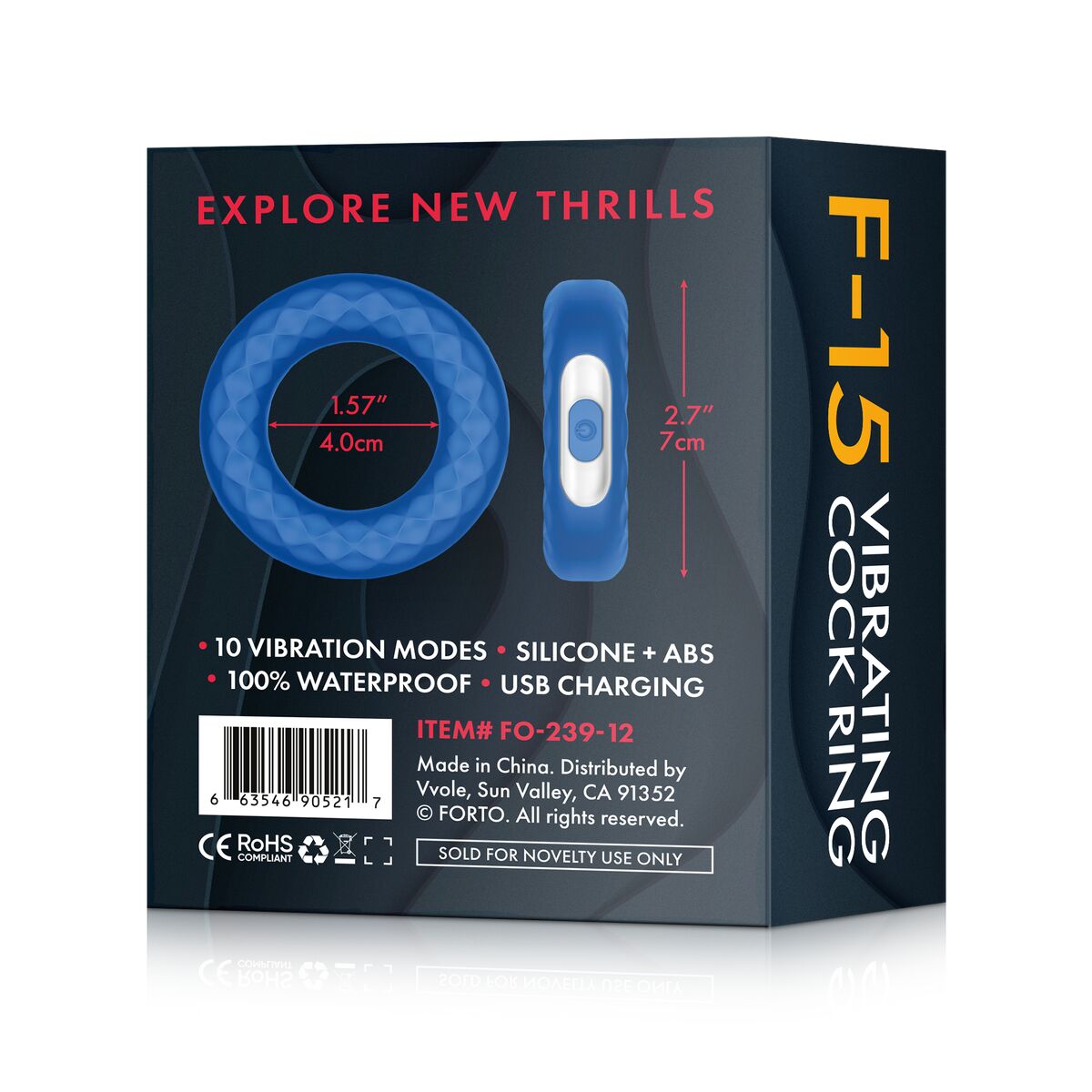 Pachet Inel Penis Forto Albastru (Mărime unică), 5, roseregalo.com