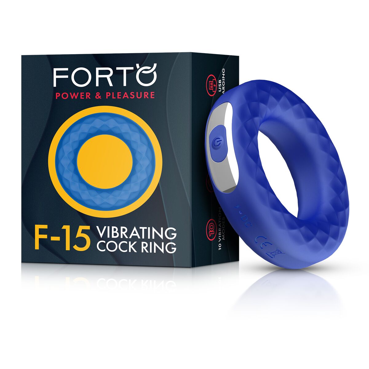 Pachet Inel Penis Forto Albastru (Mărime unică), 6, roseregalo.com