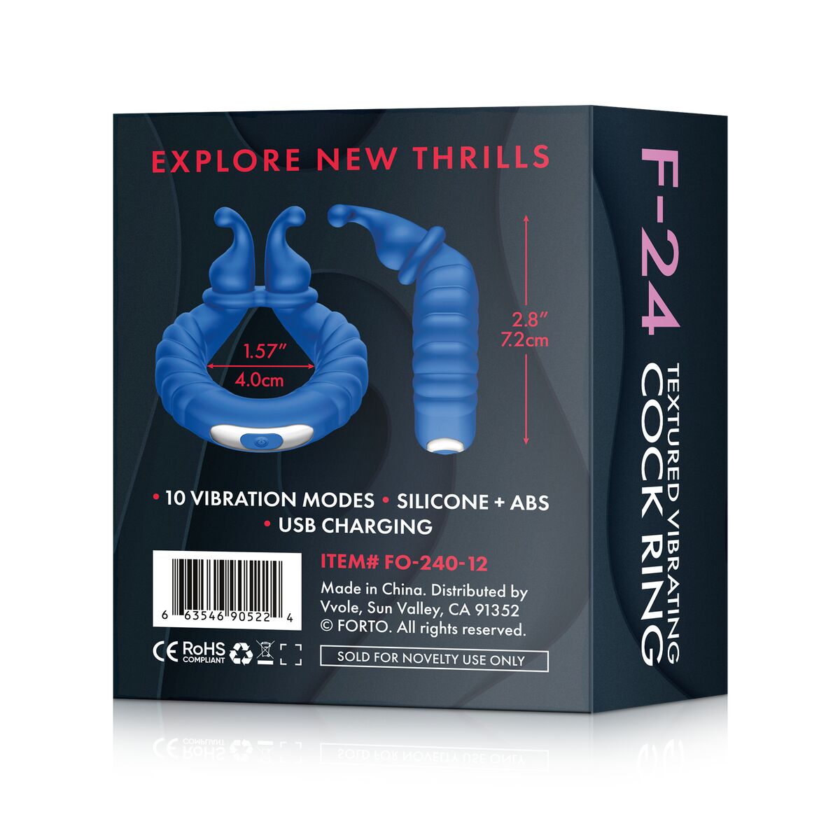 Pachet Inel Penis Forto Albastru (Mărime unică), 9, roseregalo.com