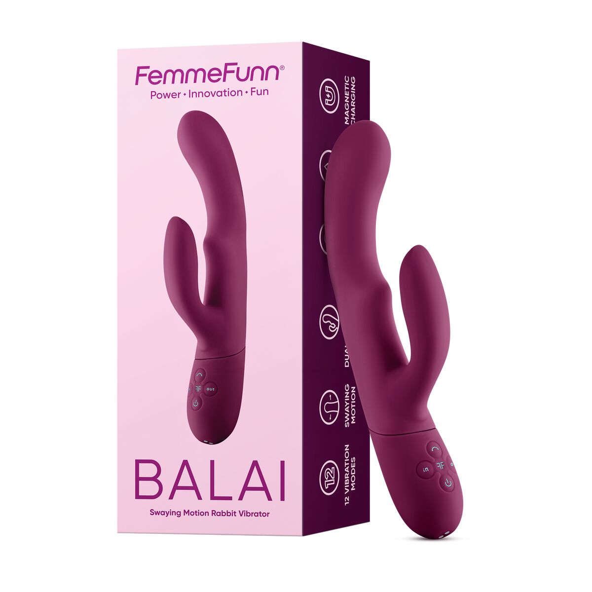 Vibrator zona G FemmeFunn Balai Roz, 5, roseregalo.com