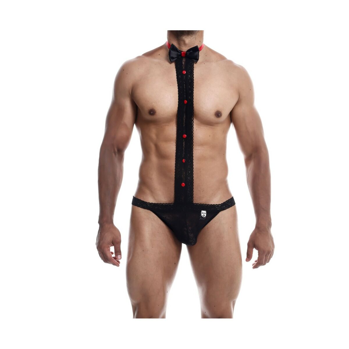 Tanga Mob Eroticwear Negru L/XL, 4, roseregalo.com