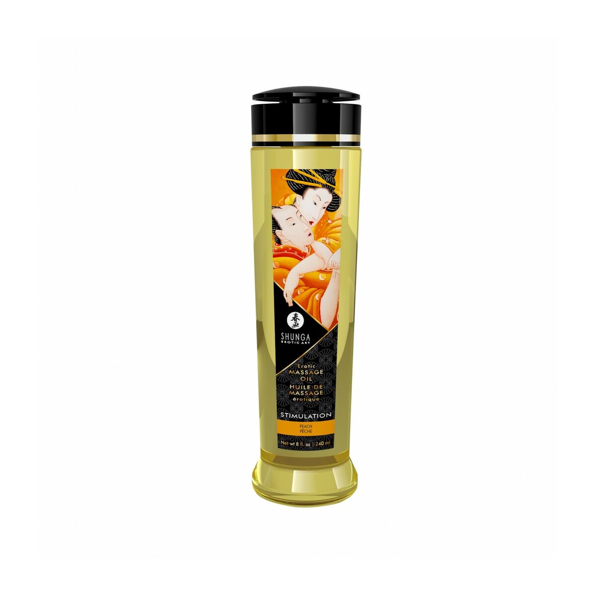 Ulei de Masaj Erotic Shunga 240 ml Piersică, 1, roseregalo.com
