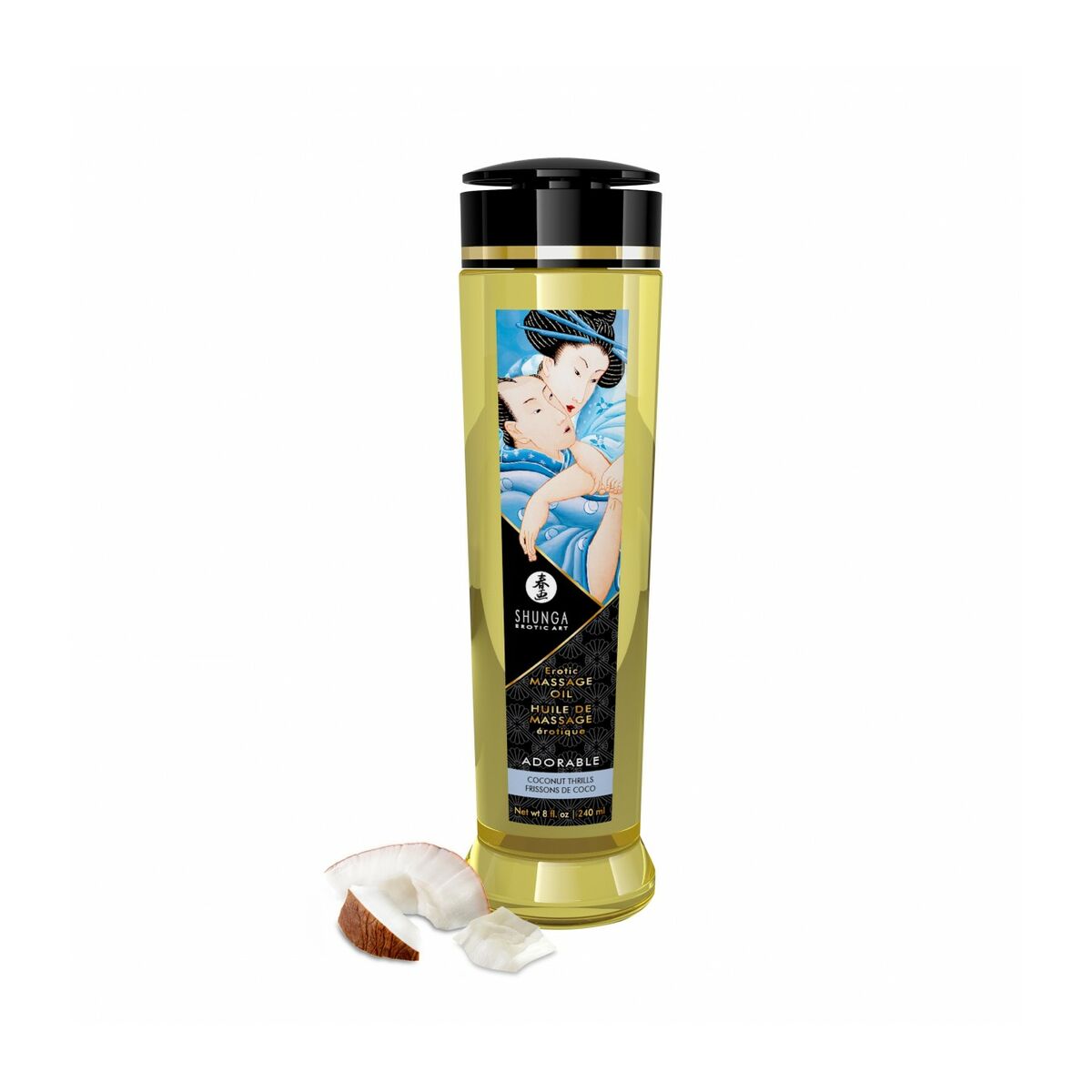 Ulei de Masaj Erotic Shunga 240 ml Cocos, 3, roseregalo.com