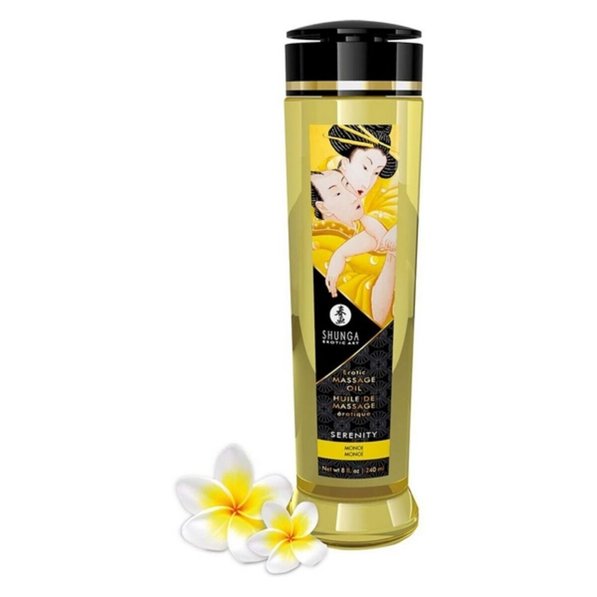 Ulei de Masaj Erotic Shunga Serenity Monoi 240 ml Afrodiziac, 2, roseregalo.com