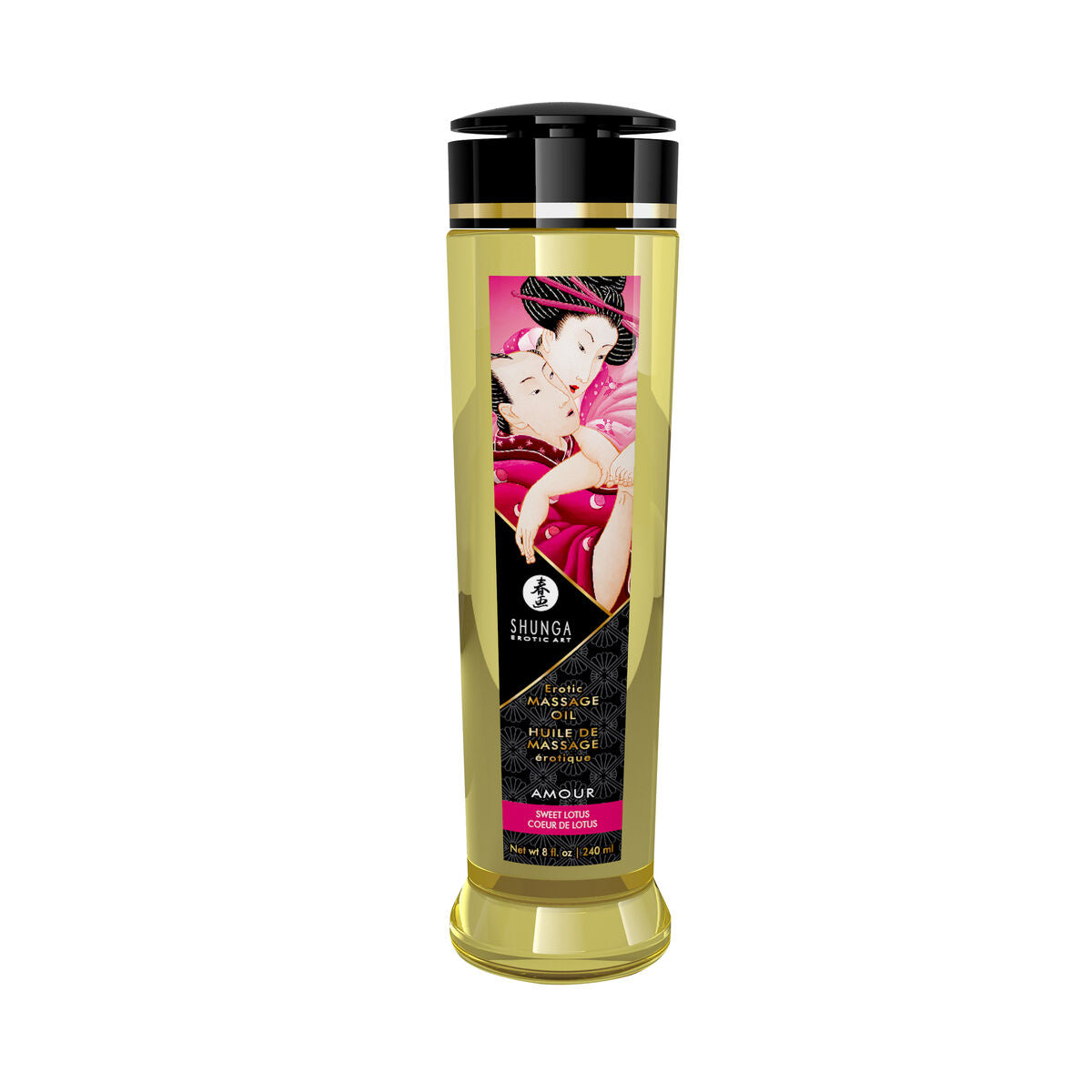 Ulei de Masaj Floare de Lotus Amour Shunga SHU-1223 240 ml, 1, roseregalo.com