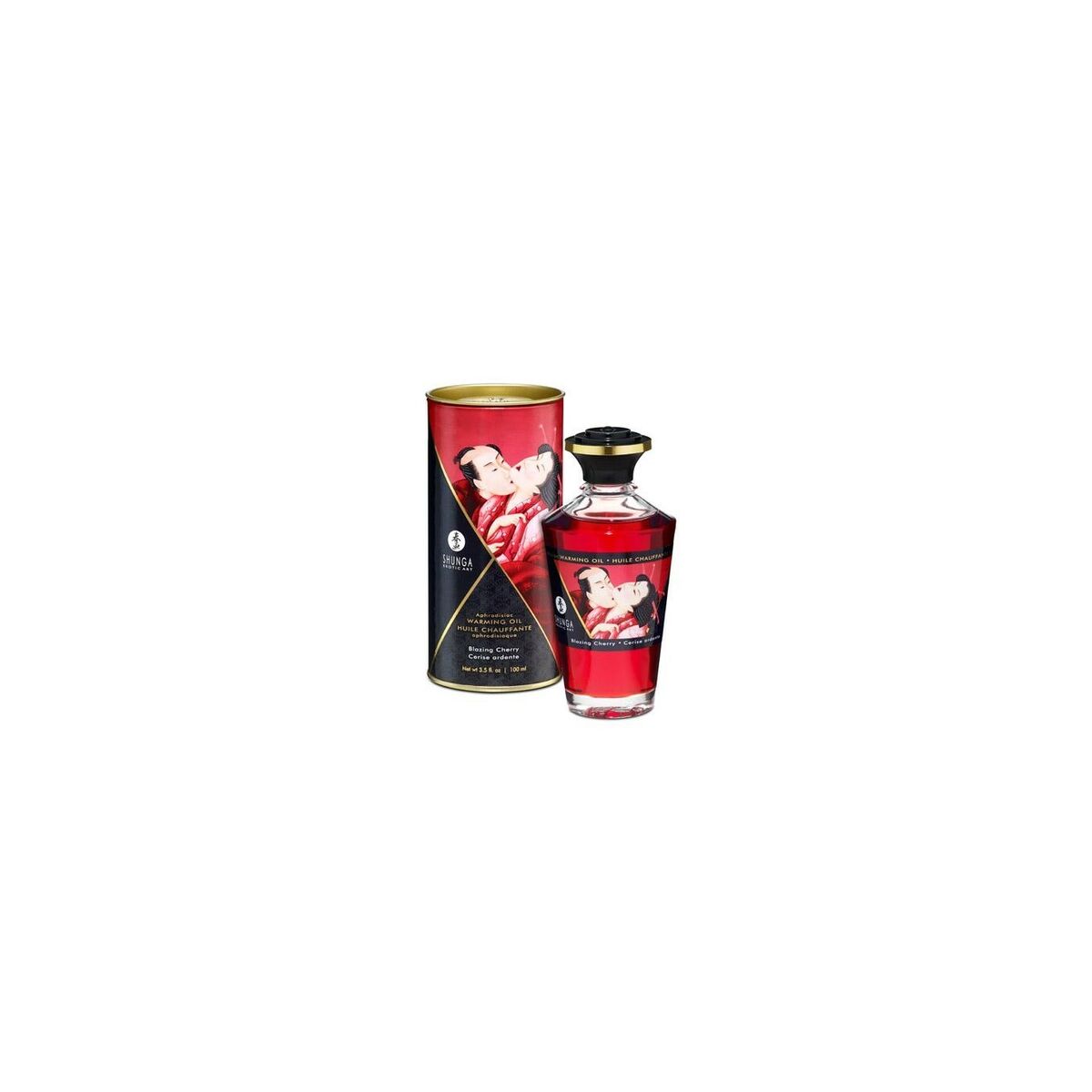 Ulei de Masaj Erotic Shunga Blazing cherry 100 ml, 2, roseregalo.com