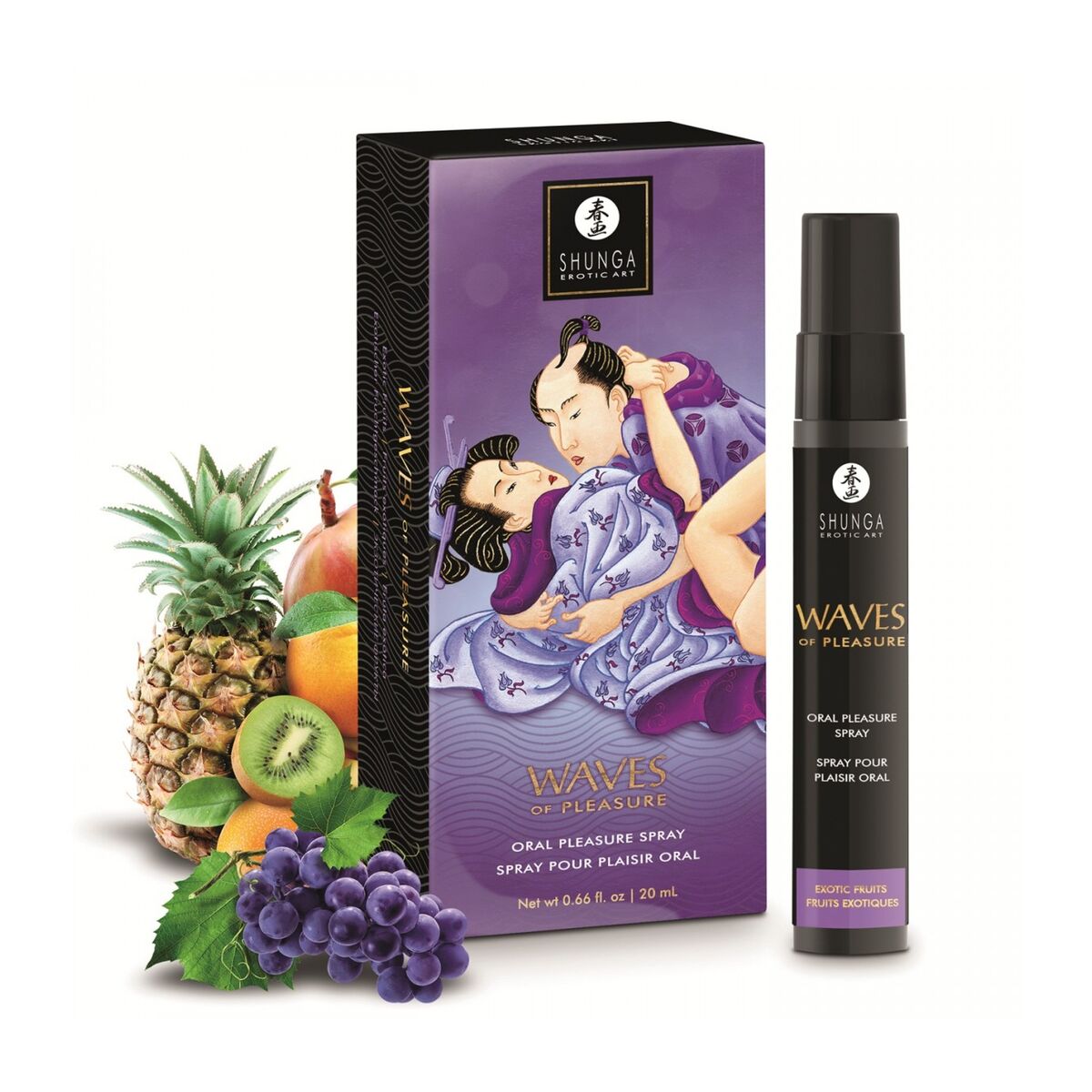 Lubrifiant Shunga Fructe Exotice 20 ml, 1, roseregalo.com