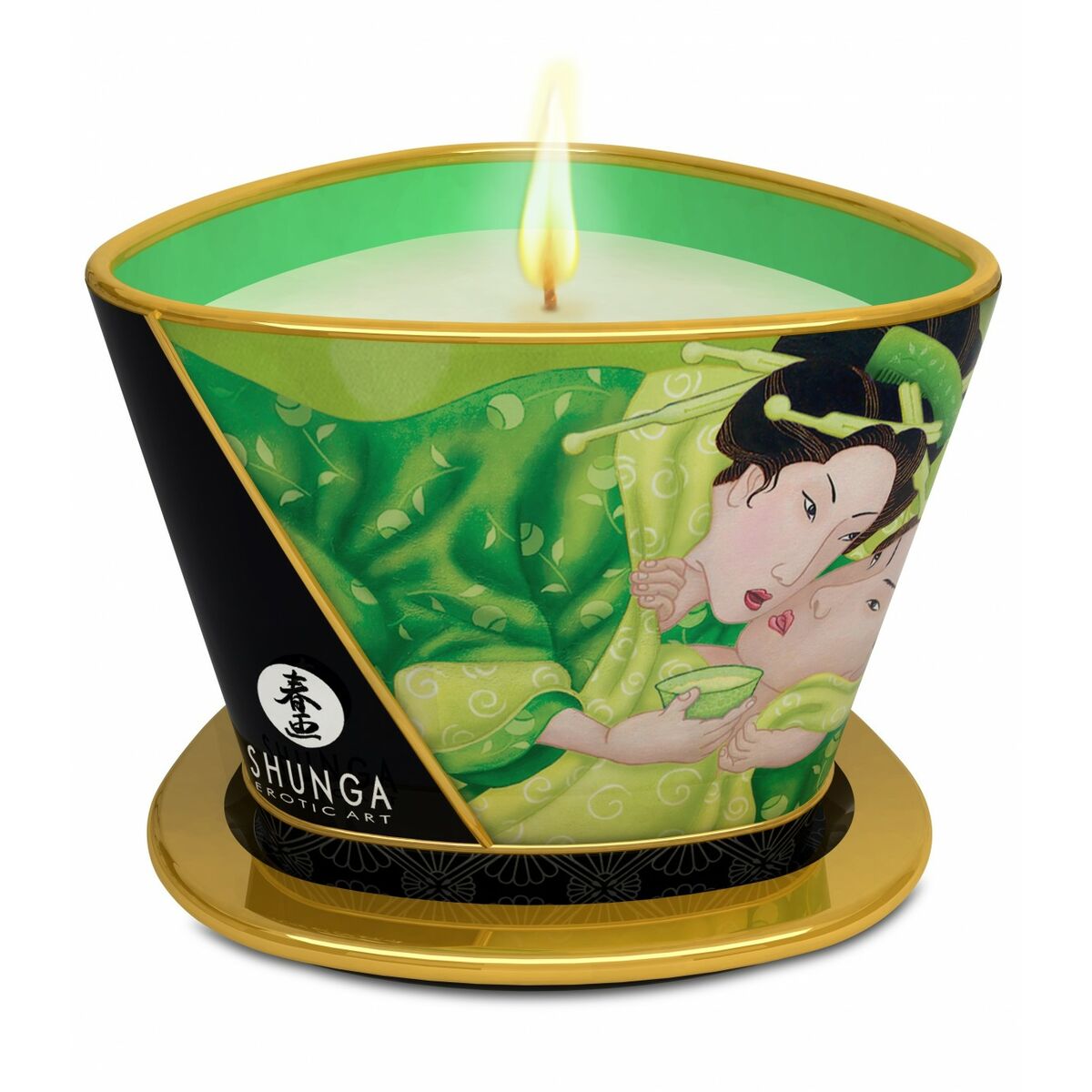 Lumânare masaj Shunga 8401700 Ceai Verde 170 ml, 1, roseregalo.com