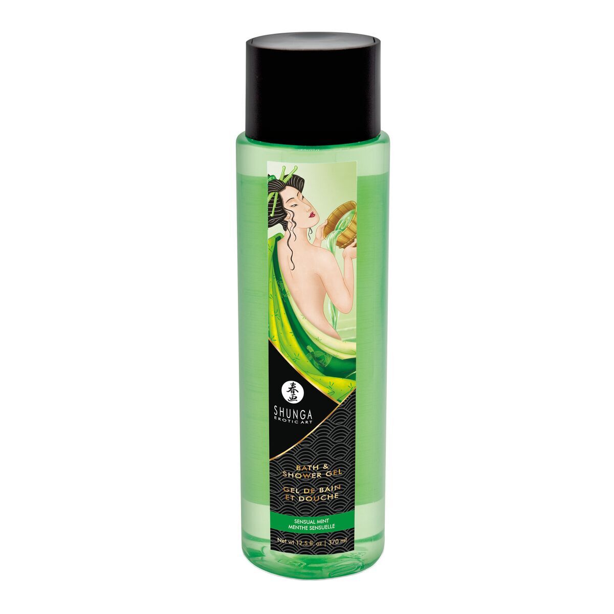 Sensual Gel de duș Shunga Mentă 370 ml, 5, roseregalo.com