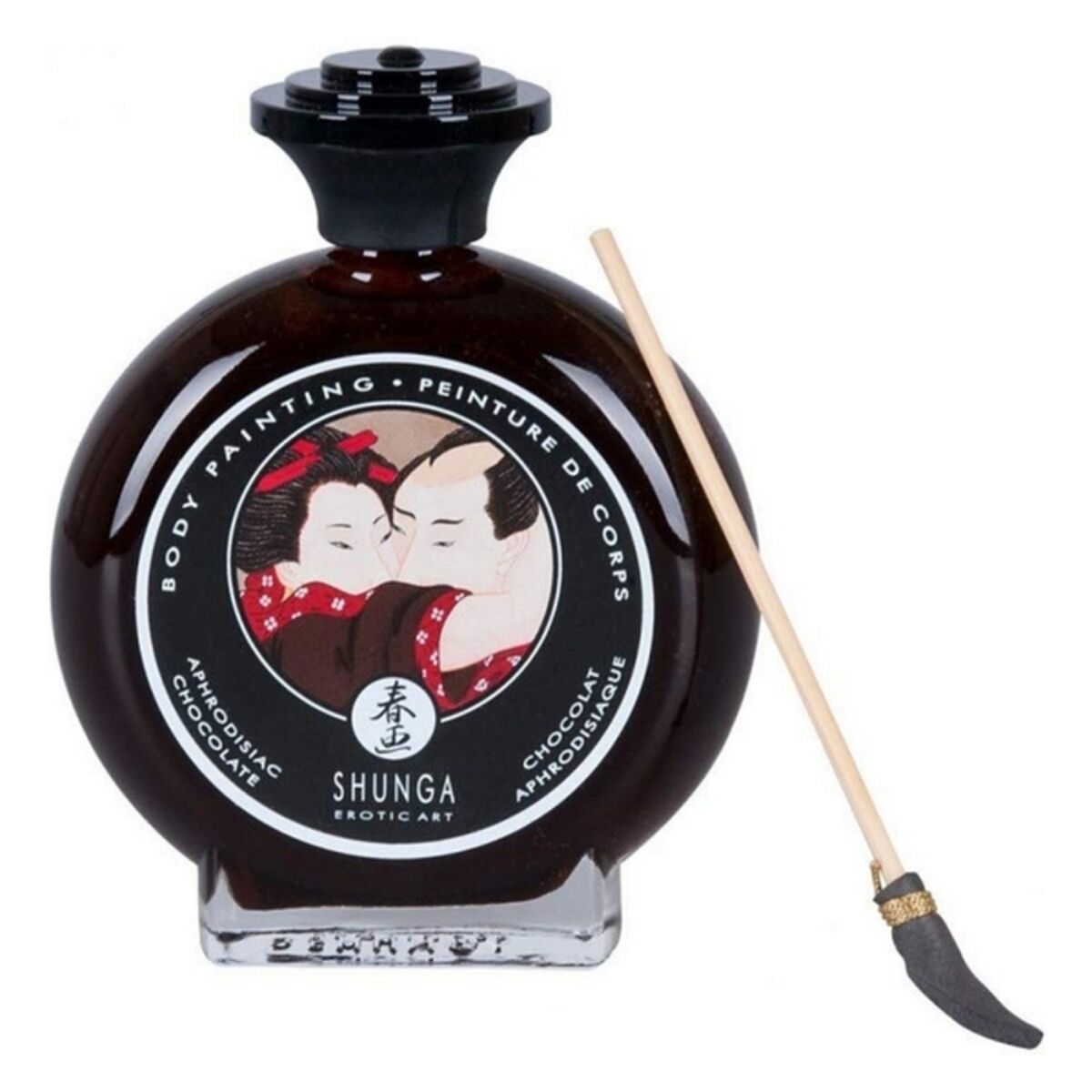 Vopsea pentru corp Shunga 6500_13482 Ciocolată (100 ml) (100 ml), 2, roseregalo.com