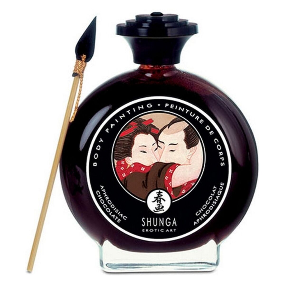Vopsea pentru corp Shunga 6500_13482 Ciocolată (100 ml) (100 ml), 4, roseregalo.com