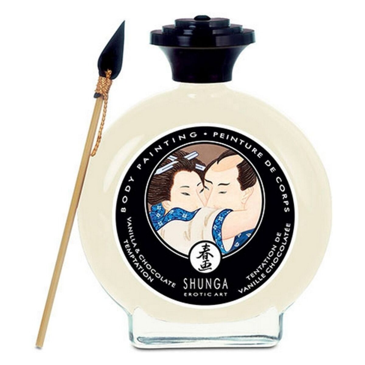 Vopsea pentru corp Shunga SH-7001 Vanilie Ciocolată (100 ml), 1, roseregalo.com