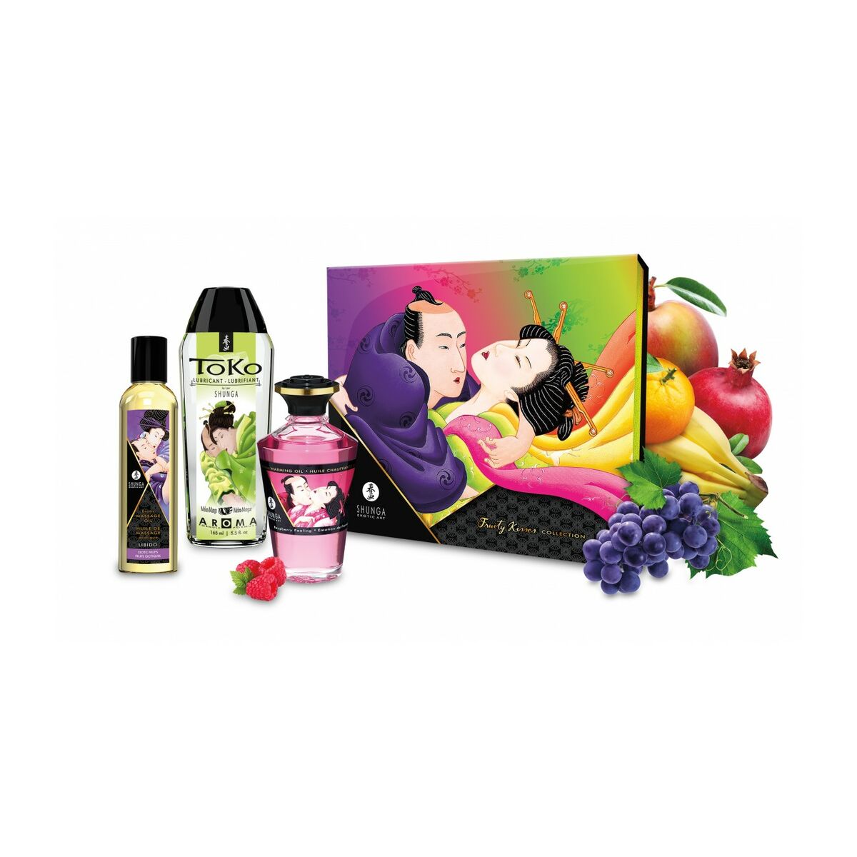 Kit Large Pleasure Shunga Fruity Kisses, 1, roseregalo.com