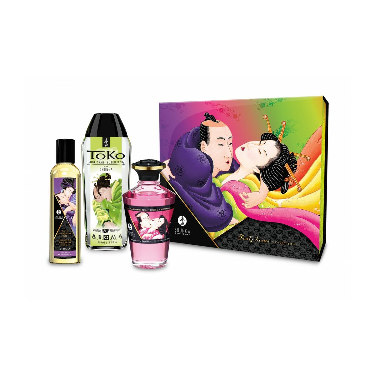 Kit Large Pleasure Shunga Fruity Kisses, 7, roseregalo.com