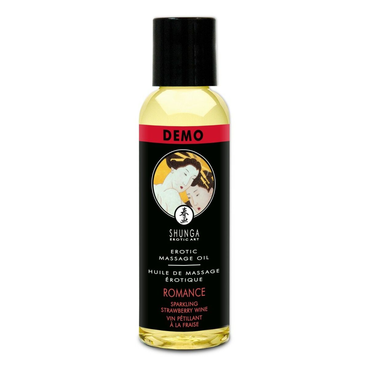 Ulei de Masaj Erotic Shunga 60 ml 100 ml Căpșună, 1, roseregalo.com