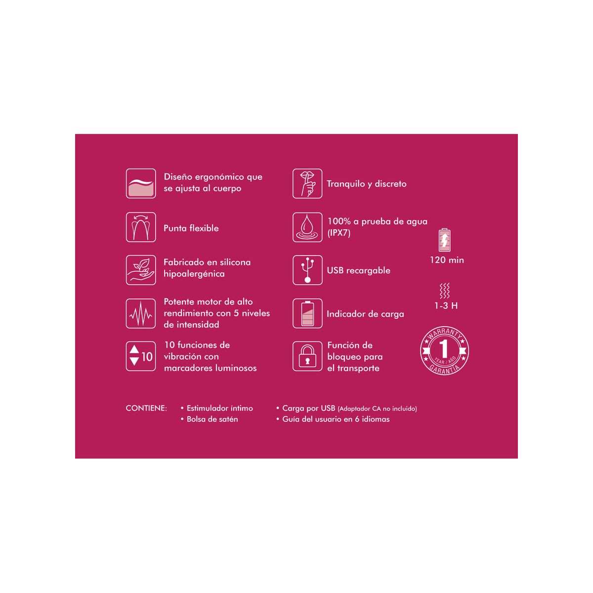 Dispozitiv de Masaj Shunga Aiko Fucsia, 7, roseregalo.com