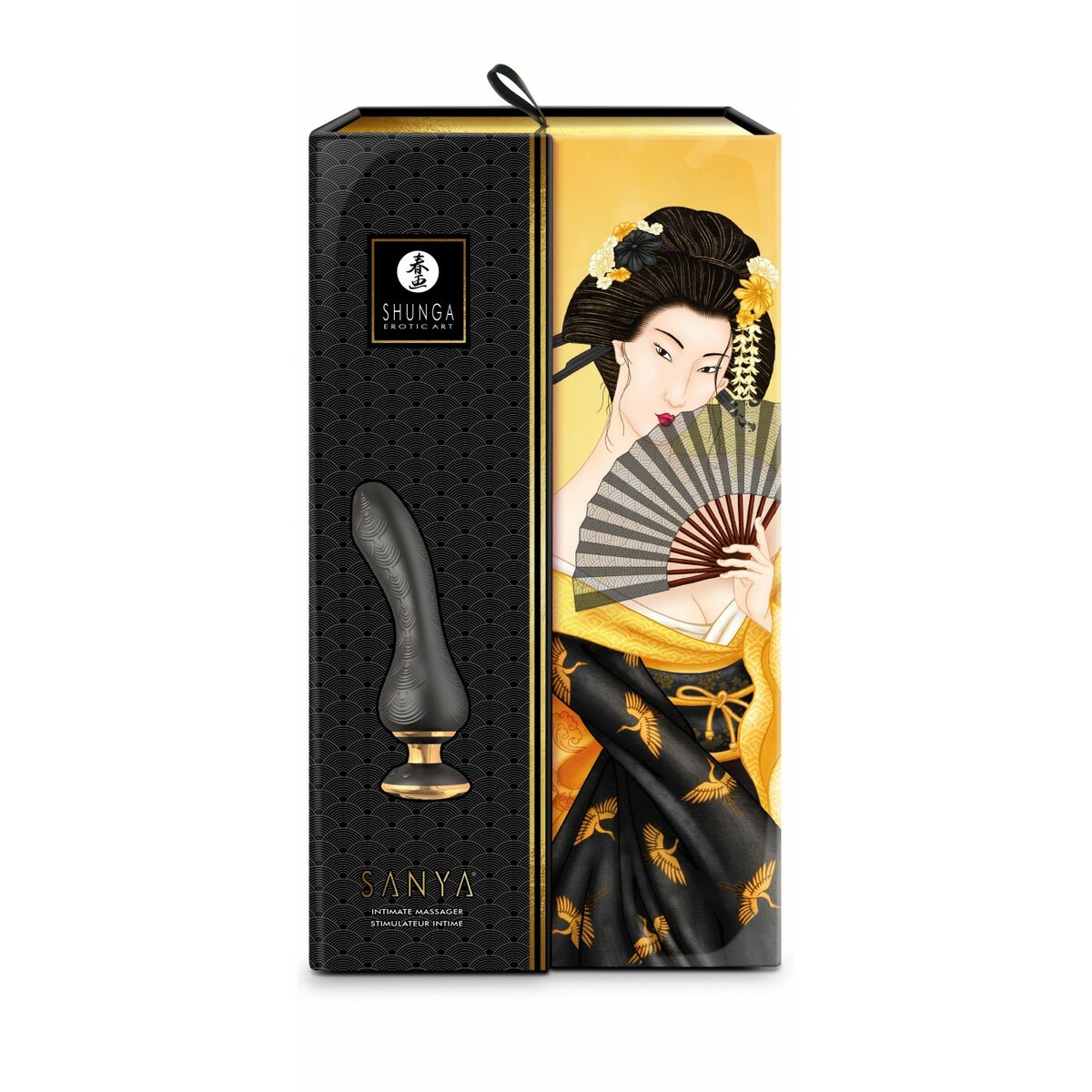 Vibrator Shunga Sanya Negru, 3, roseregalo.com