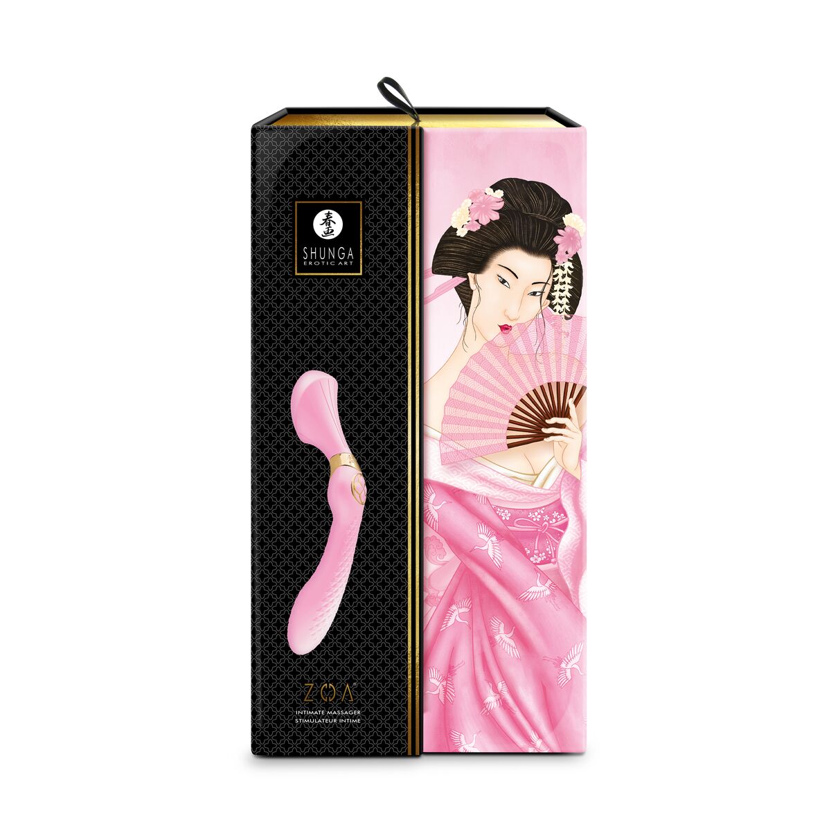Vibrator Shunga Zoa Roz deschis, 6, roseregalo.com