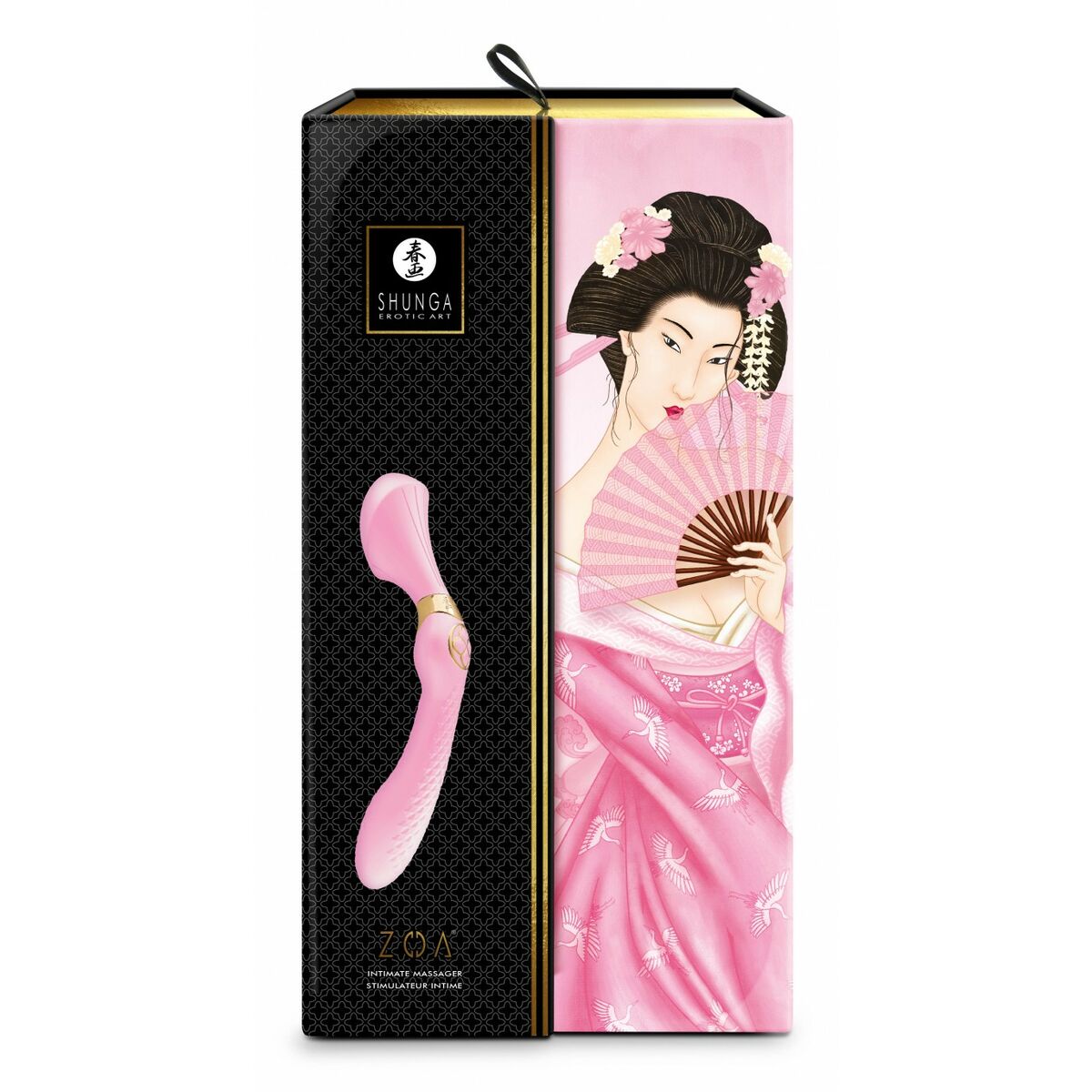 Vibrator Shunga Zoa Roz deschis, 5, roseregalo.com
