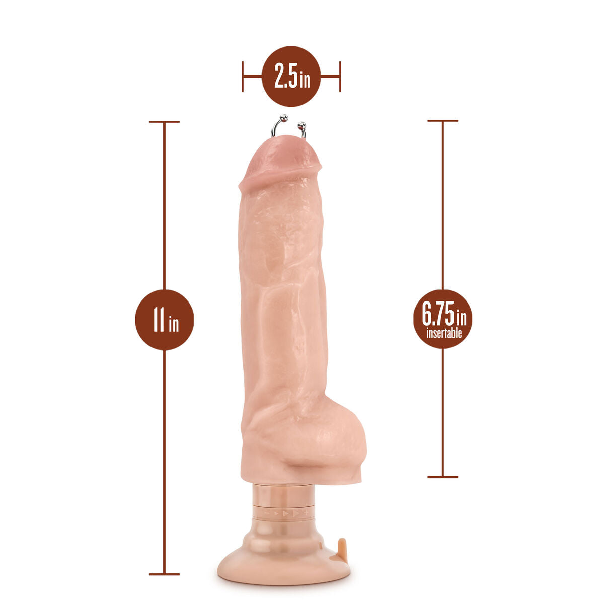 Dildo realist Blush Loverboy PVC Ø 5,8 cm, 3, roseregalo.com