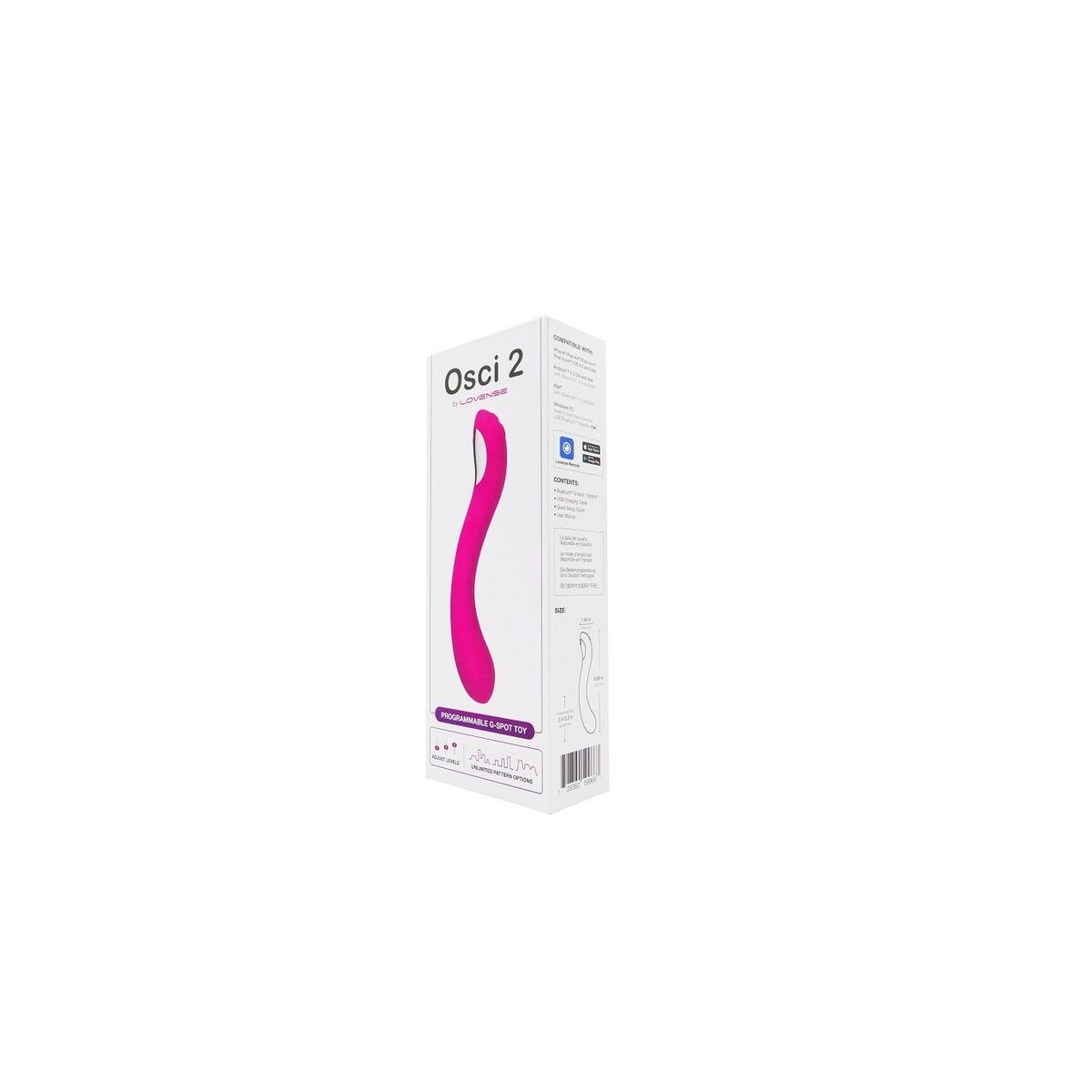 Vibrator Masaj pentru Cupluri Lovense Osci Roz, 6, roseregalo.com