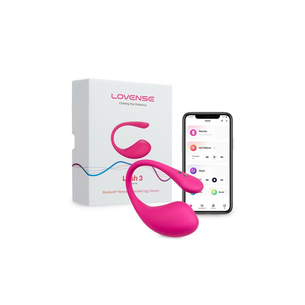 Vibrator Masaj pentru Cupluri Lovense Lush 3 Roz, 2, roseregalo.com
