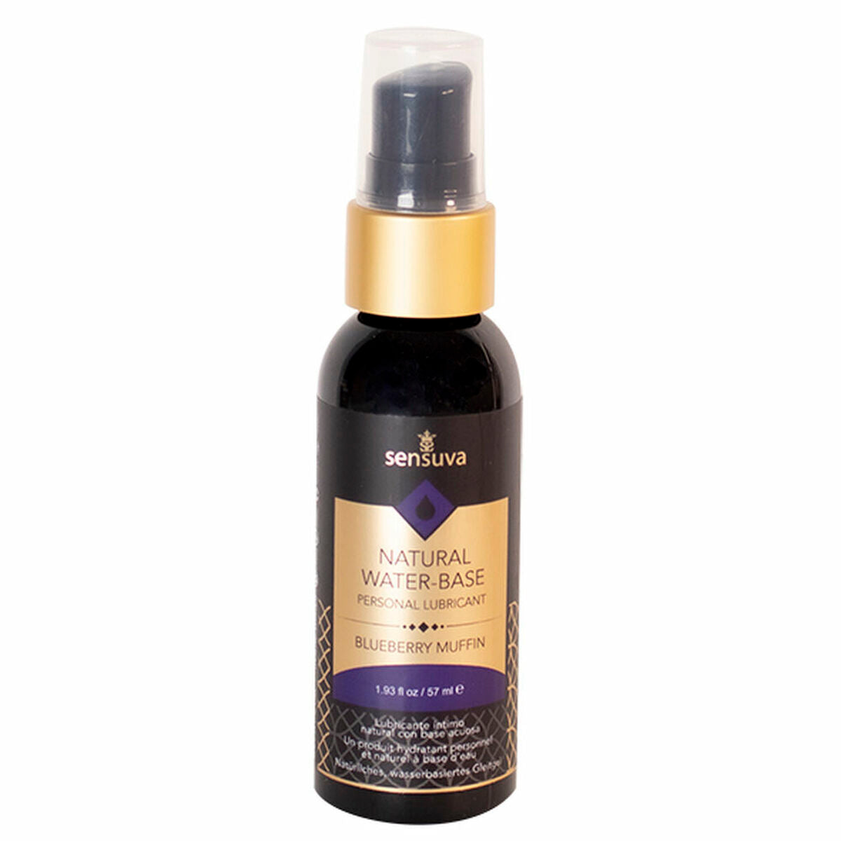 Lubrifiant pe bază de apă Sensuva Blueberry Muffin 57 ml, 1, roseregalo.com