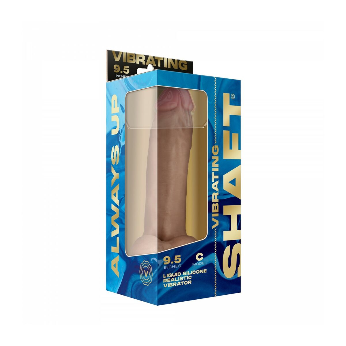 Vibrator realist Shaft C 9.5 - PINE, 2, roseregalo.com