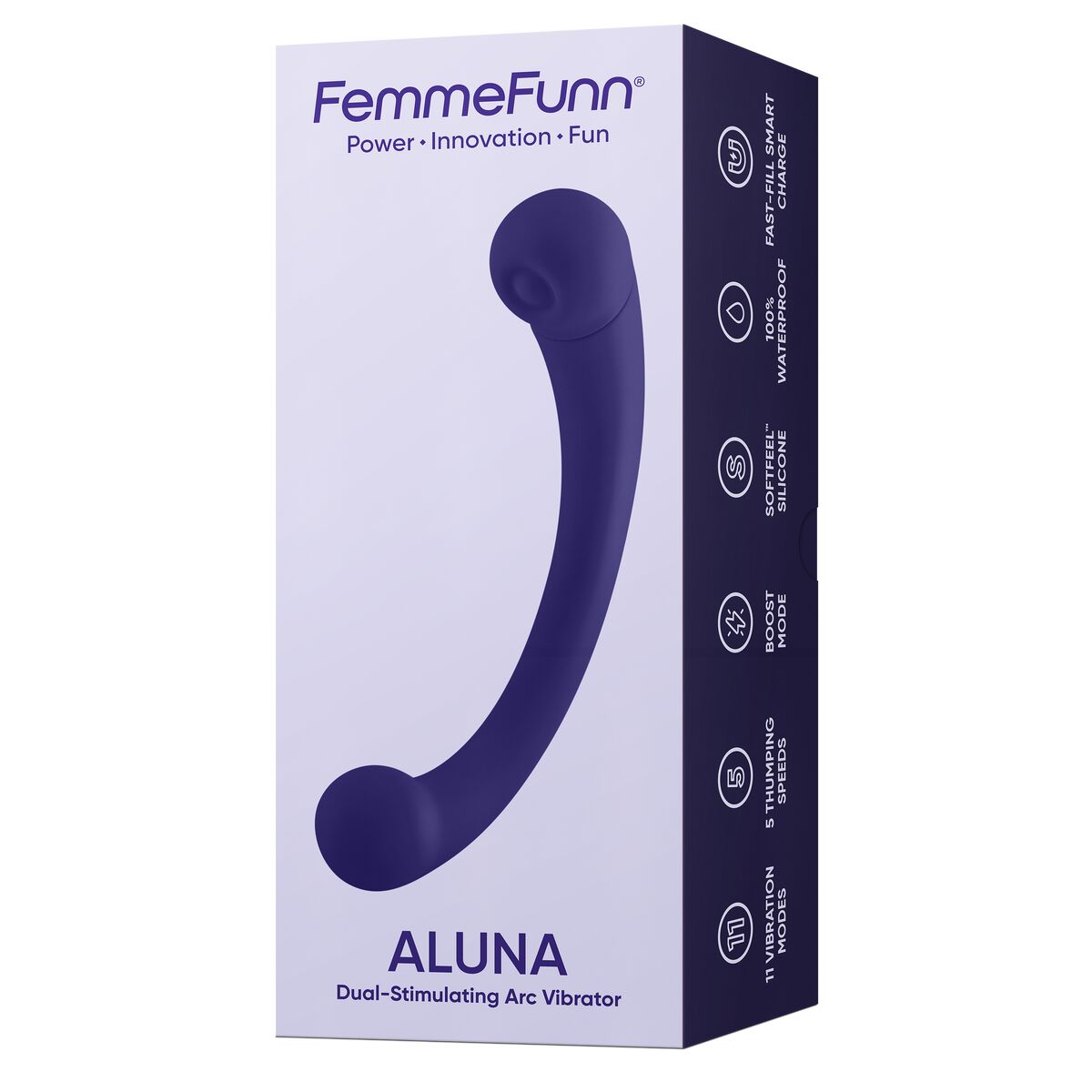 Vibrator zona G FemmeFunn Mov Purpuriu, 7, roseregalo.com