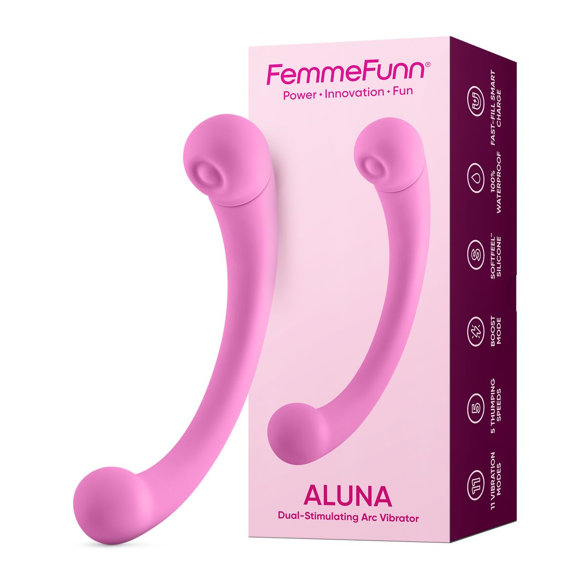 Vibrator zona G FemmeFunn Roz, 6, roseregalo.com