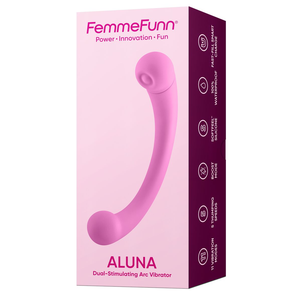 Vibrator zona G FemmeFunn Roz, 7, roseregalo.com