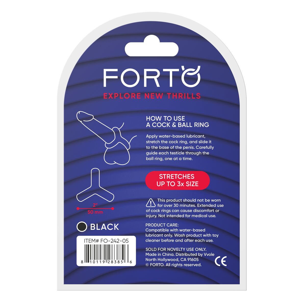 Pachet Inel Penis Forto Negru (Mărime unică), 6, roseregalo.com