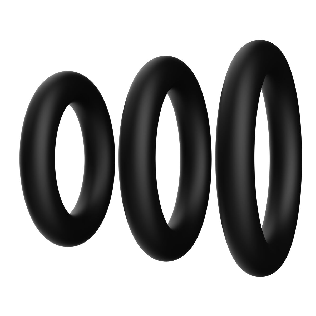 Pachet Inel Penis Forto Negru (Mărime unică), 2, roseregalo.com