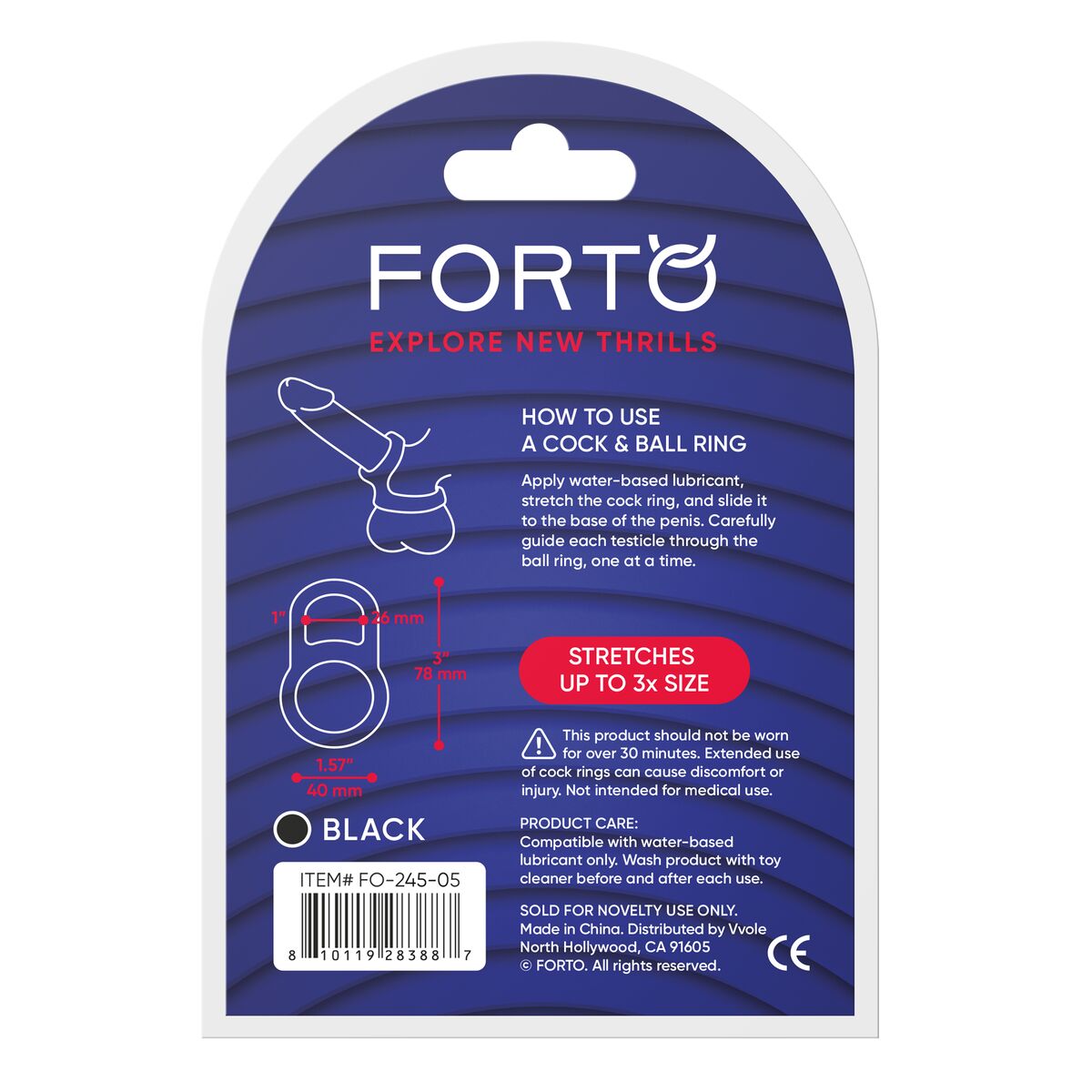 Pachet Inel Penis Forto Negru (Mărime unică), 5, roseregalo.com