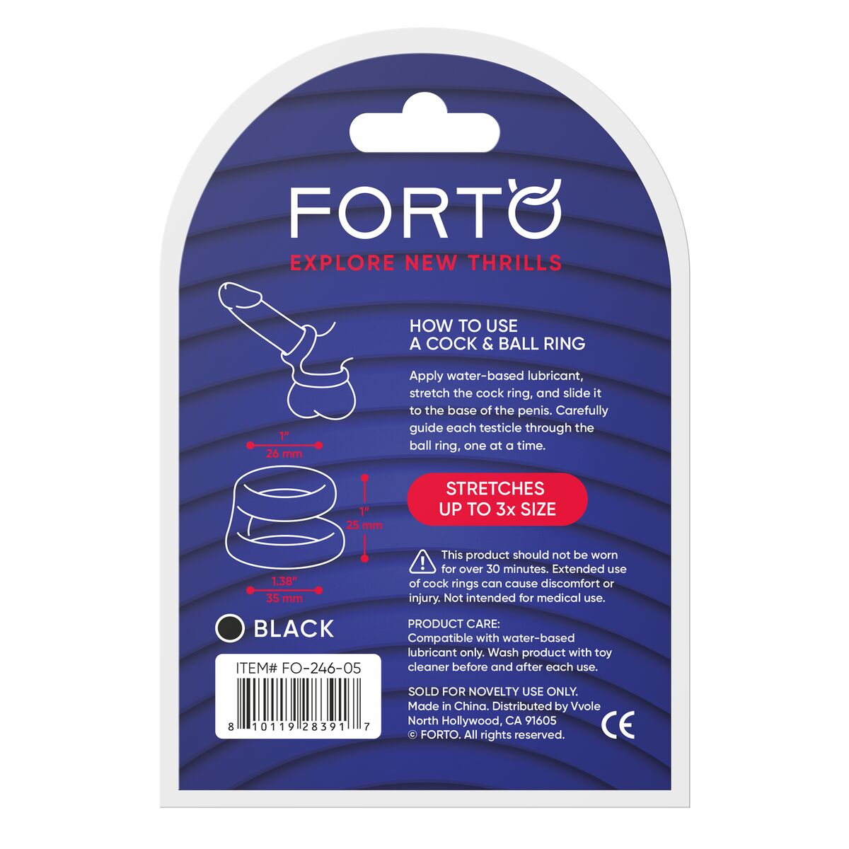 Pachet Inel Penis Forto Negru (Mărime unică), 7, roseregalo.com