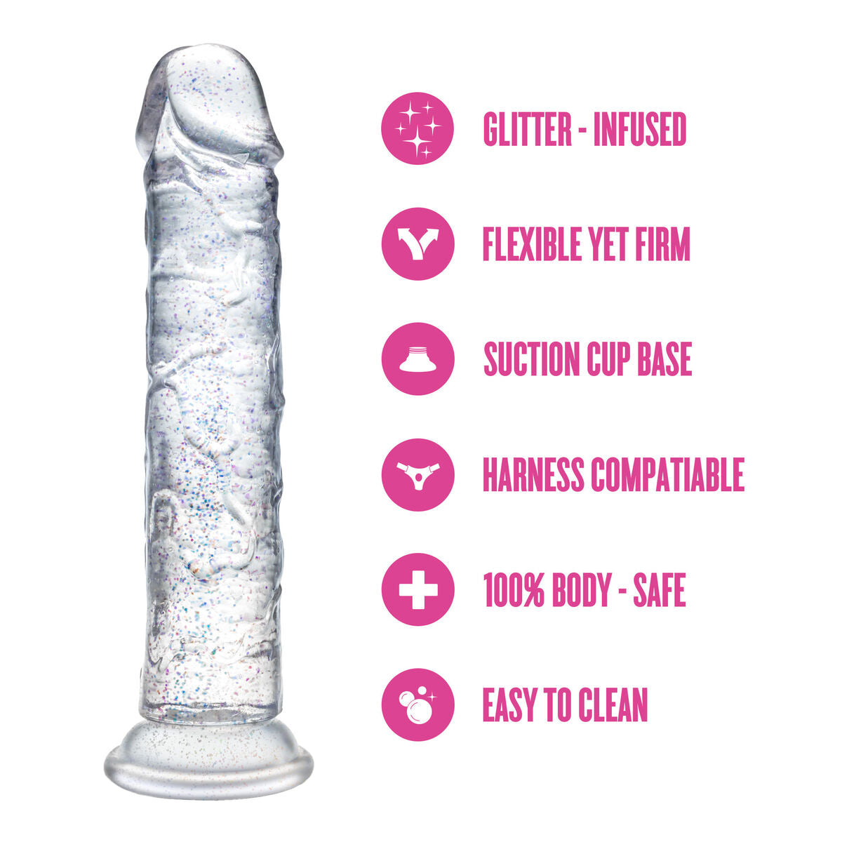 Dildo realist Blush Naturally Yours TPE Ø 3,2 cm (14 cm), 8, roseregalo.com