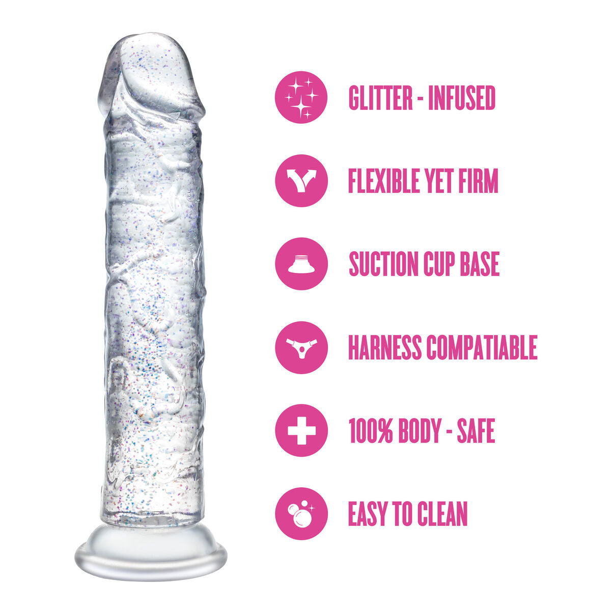 Dildo realist Blush Naturally Yours TPE Ø 3,8 cm (16,5 cm), 8, roseregalo.com
