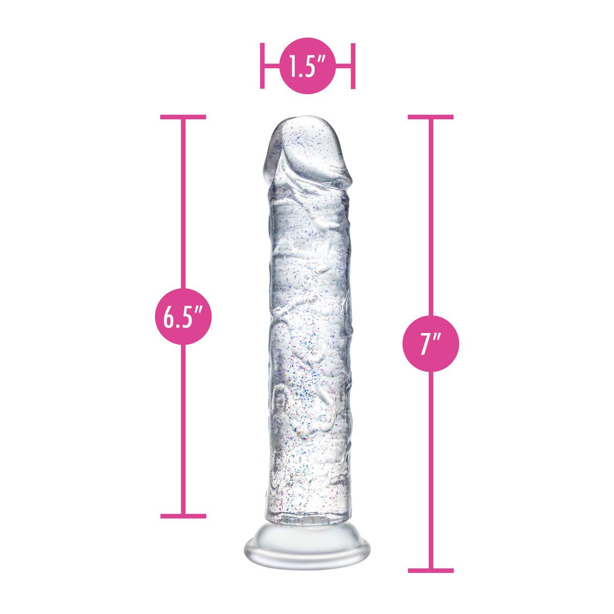 Dildo realist Blush Naturally Yours TPE Ø 3,8 cm (16,5 cm), 9, roseregalo.com